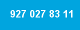 927 027 83 11